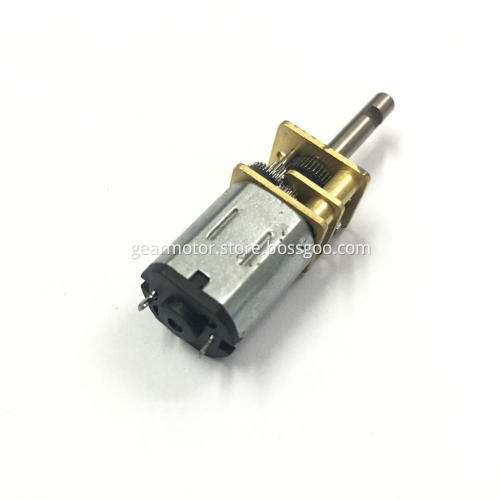 6v N20 gear motor output shaft with groove